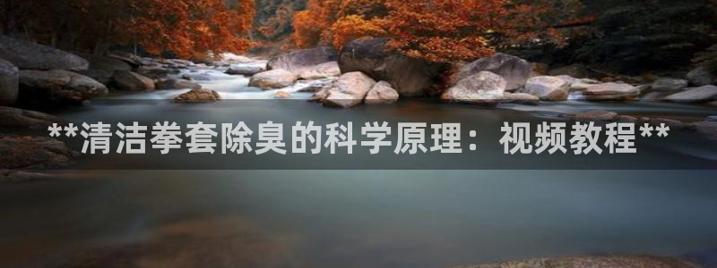 尊龙凯时登陆：**清洁拳套除臭的科学原理：视频教程**