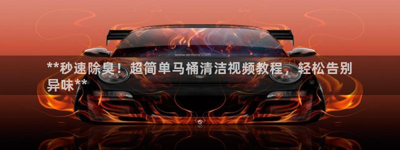尊龙信息科技有限公司：**秒速除臭！超简单马桶清洁视频教