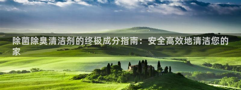 尊龙凯时注册入口：除菌除臭清洁剂的终极成分指南：安全高效