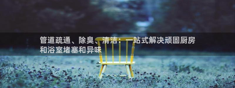 尊龙人生就是博用现金玩一下：管道疏通、除臭、清洁：一站式